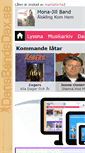 Mobile Screenshot of dansbandsdax.se