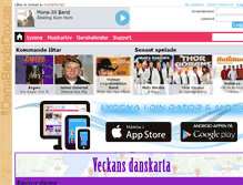 Tablet Screenshot of dansbandsdax.se